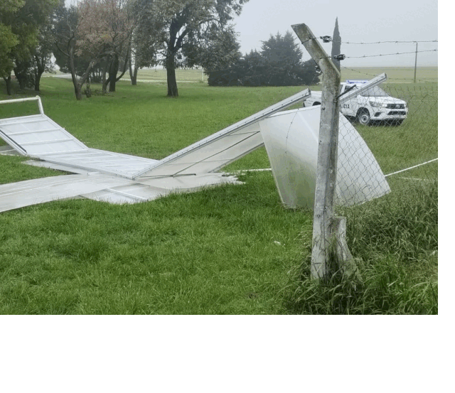 Fuerte temporal en Benito Juárez provocó importantes daños materiales