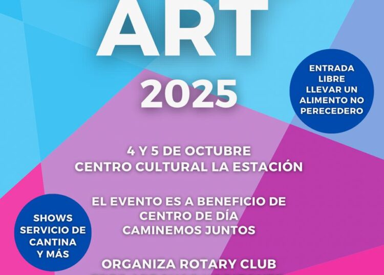 Rotary Horizonte organiza la cuarta edición de la Expo ART en Tres Arroyos