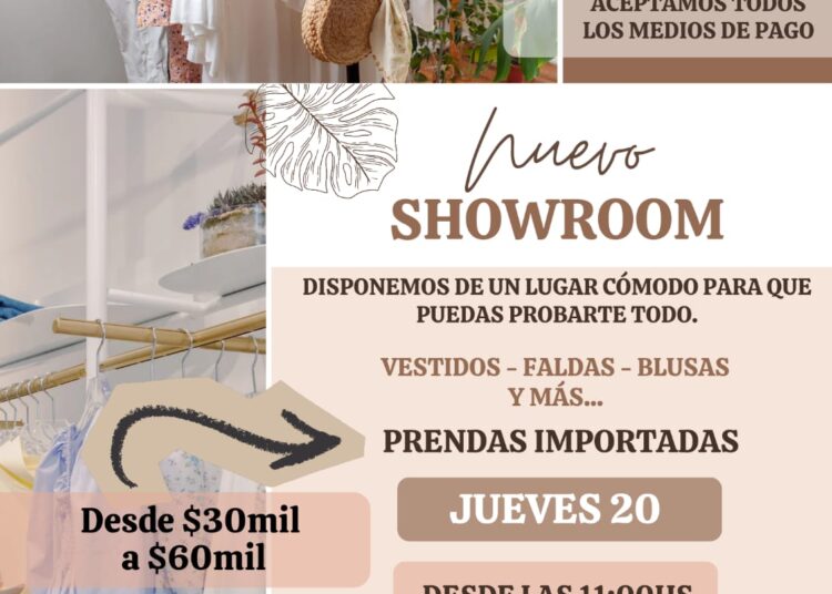 Showroom solidario a beneficio de la Iglesia “La Gavilla Mecida”