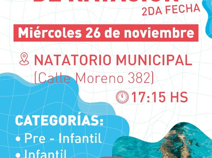 Chaves se prepara para una nueva fecha de la Liga Municipal de Natación