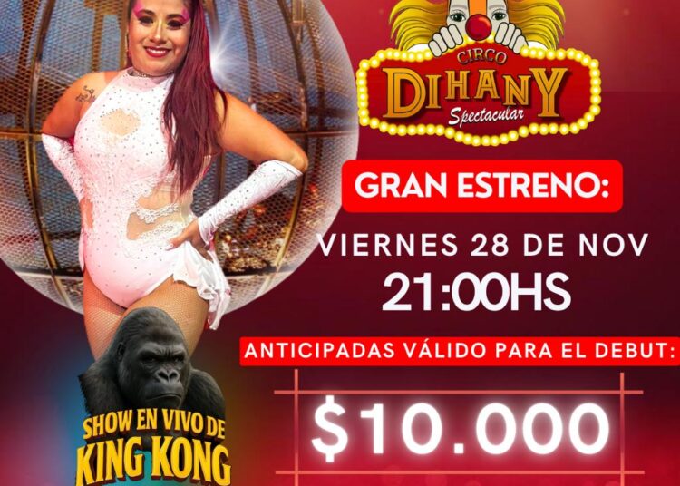 El Circo Dihany llega a Tres Arroyos por primera vez y ofrecerá solo tres funciones