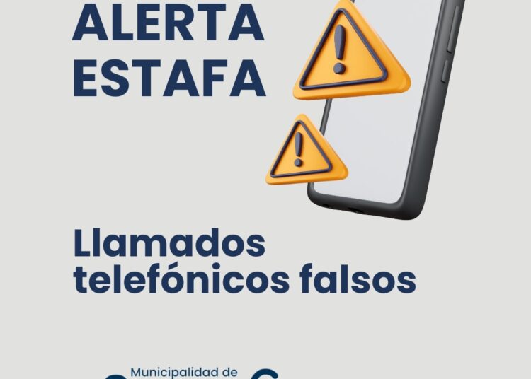 La Municipalidad de Tres Arroyos alerta a los vecinos sobre posibles estafas telefónicas.