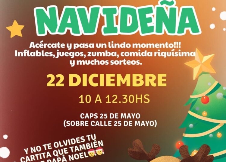 Kermesse Navideña en el CAPS 25 de Mayo