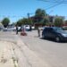 Un motociclista fue trasladado al hospital tras un choque en Belgrano y Mitre