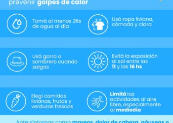 El centro municipal de salud brinda recomendaciones clave para prevenir golpes de calor ante las altas temperaturas