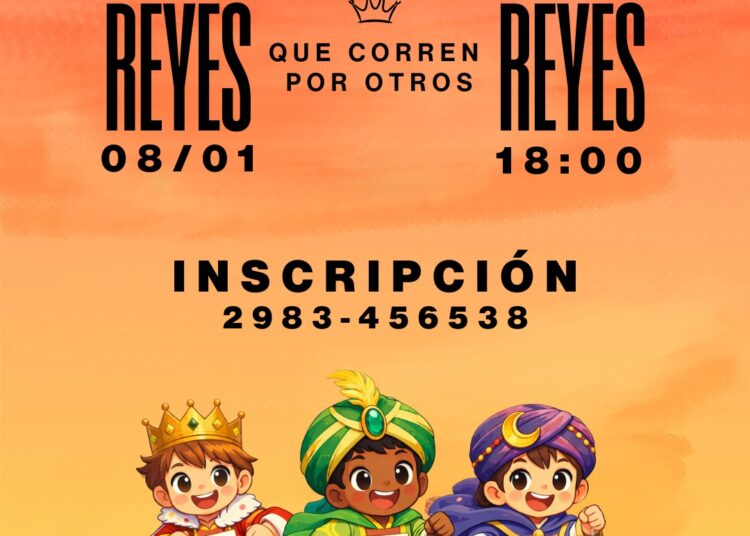 El municipio invita a participar de la carrera solidaria reyes que corren por otros reyes