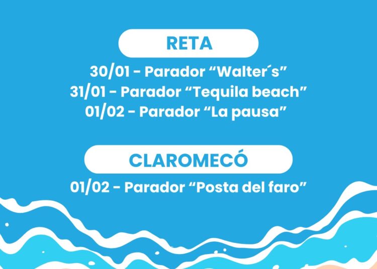 Últimos cupos para la caminata caracolera en Claromecó