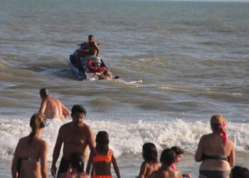 Playas colmadas y múltiples asistencias: intenso fin de semana para el Cuerpo de Guardavidas
