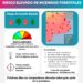 El municipio emitió una alerta por riesgo extremo de incendios forestales en toda la región