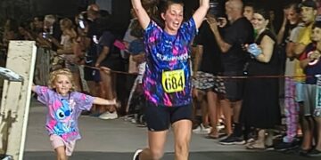 Récord de participantes en la 9ª carrera nocturna del Club 24 de Abril en Claromecó