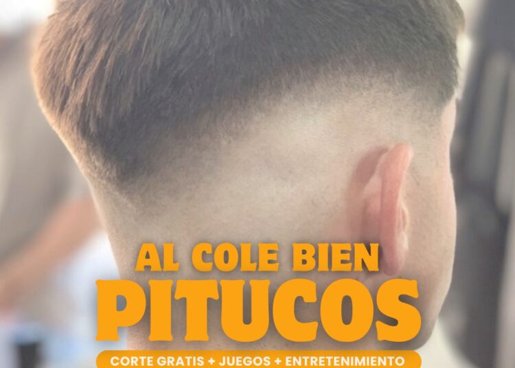 «Al colegio bien pitucos»: Jornada solidaria de cortes de cabello gratuitos para el inicio de clases