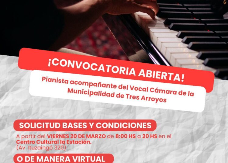 Abren la convocatoria 2026 para integrar el Vocal de Cámara de Tres Arroyos