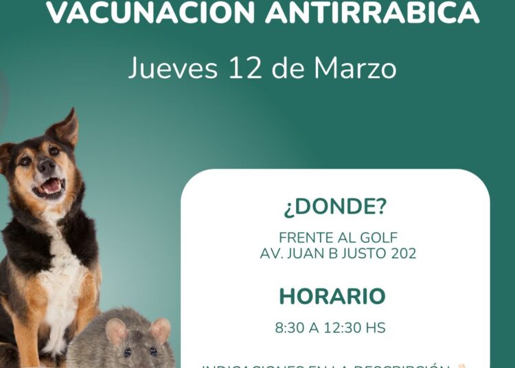 Campaña de vacunación antirrábica frente al Golf: una cita clave para la salud animal