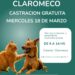 Jornada de castraciones gratuitas para canes y felinos en Claromeco