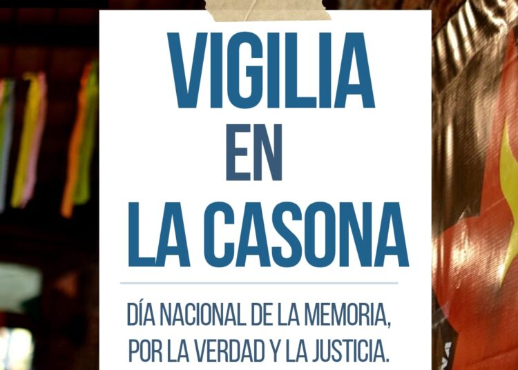 La Casona convoca a actividades por los 50 años del golpe con taller, vigilia y testimonios