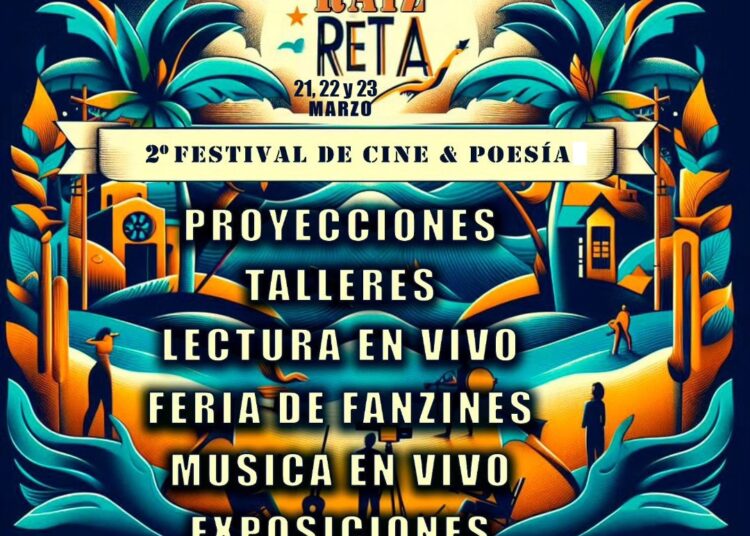 Reta se prepara para el 2° Festival de Cine y Poesía «Raíz Reta»