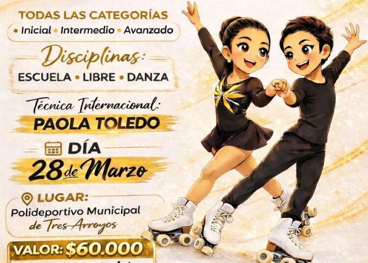 Clínica abierta de patín en Olimpo con presencia de técnica internacional