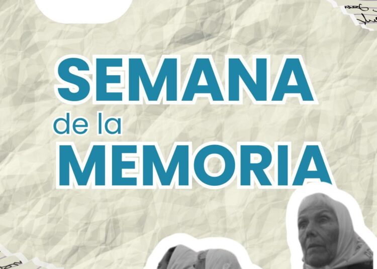 Tres Arroyos conmemora la Semana de la Memoria al cumplirse 50 años