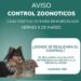 Operativo de vacunación antirrábica preventiva tras detectarse un caso positivo