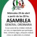 La Sociedad Italiana realiza hoy su Asamblea General Ordinaria