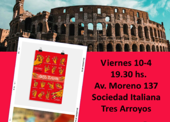 Charla cultural sobre el idioma italiano en la Sociedad Italiana