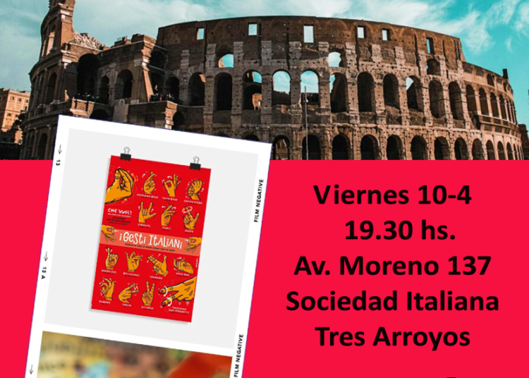 Charla cultural sobre el idioma italiano en la Sociedad Italiana