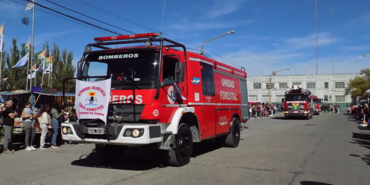 El desfile cívico en imágenes