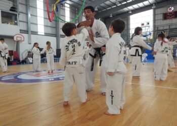 Encuentro regional de Taekwondo ITF: Intensa jornada de capacitación e integración en Monte Hermoso