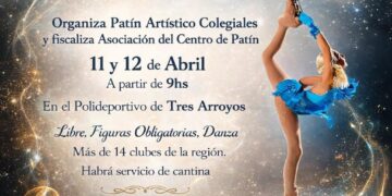 Tres Arroyos será sede del 1º Regional de Patín Artístico
