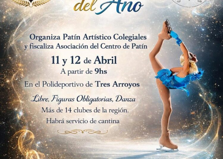 Tres Arroyos será sede del 1º Regional de Patín Artístico