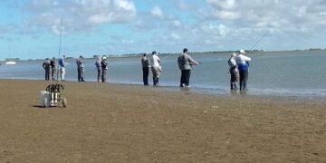 Pesca deportiva: el Club Marea Roja se destacó en Tapera de López y subió al podio provincial