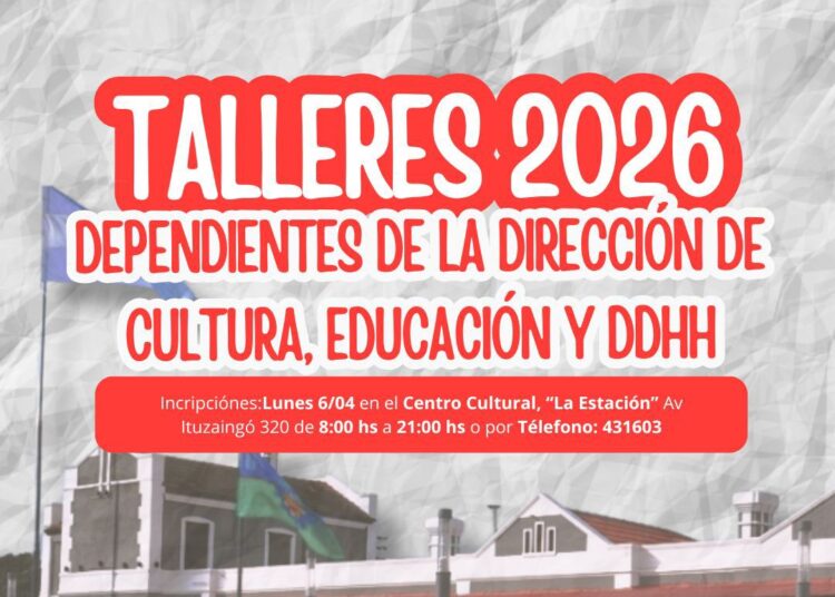 El Centro Cultural La Estación abre sus inscripciones para una variada oferta de talleres gratuitos