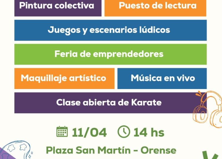 Orense se suma al mes de concientización sobre el autismo con una jornada abierta a la comunidad