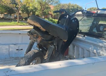 Seguridad vial: interceptan una moto con chasis adulterado y documentación falsa