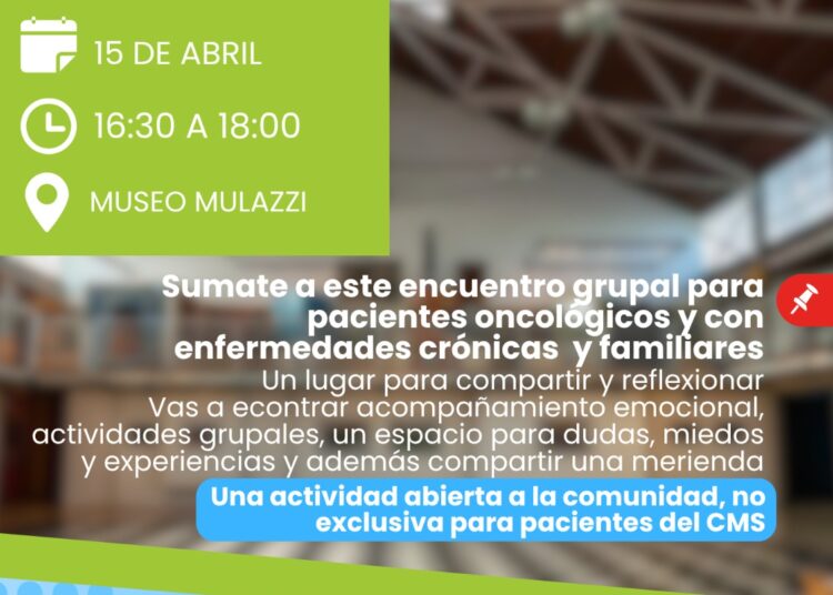 El Centro Municipal de Salud consolida su espacio de acompañamiento para pacientes oncológicos en el Museo Mulazzi