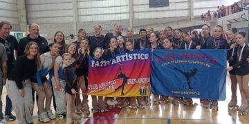 Colegiales organizó el primer Regional de patín y presentó a 36 deportistas