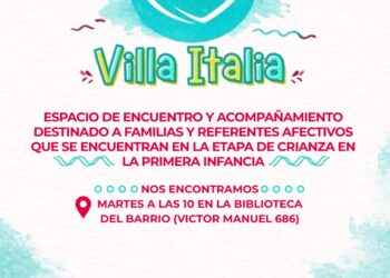 El Municipio fortalece el acompañamiento a las crianzas en el barrio Villa Italia