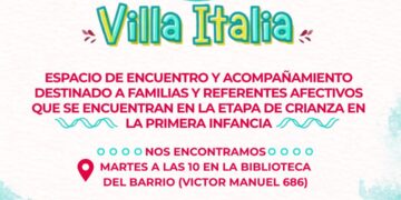 El Municipio fortalece el acompañamiento a las crianzas en el barrio Villa Italia