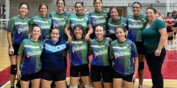 Histórico debut y triunfo para Villa del Parque en la Liga Municipal de Voley