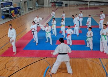 Jornada de Karate en el Polideportivo Municipal con figuras de nivel mundial