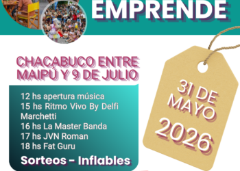 “Emprende” en Chaccabuco al 300 con celebración del Día de la Hamburguesa