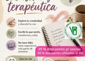 Claudia Sánchez lanza un taller de escritura terapéutica y creativa
