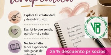 Claudia Sánchez lanza un taller de escritura terapéutica y creativa