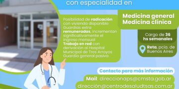 El Centro Municipal de Salud abre convocatoria para médicos clínicos y generalistas en Reta