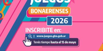 Cuenta regresiva para los Juegos Bonaerenses: Últimos 10 días para inscribirse en Tres Arroyos