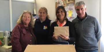 El CAS Fortín Machado entregó una importante donación a los Jardines Frutillitas
