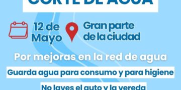 Obras estratégicas en la red de agua afectarán el suministro durante la jornada de mañana