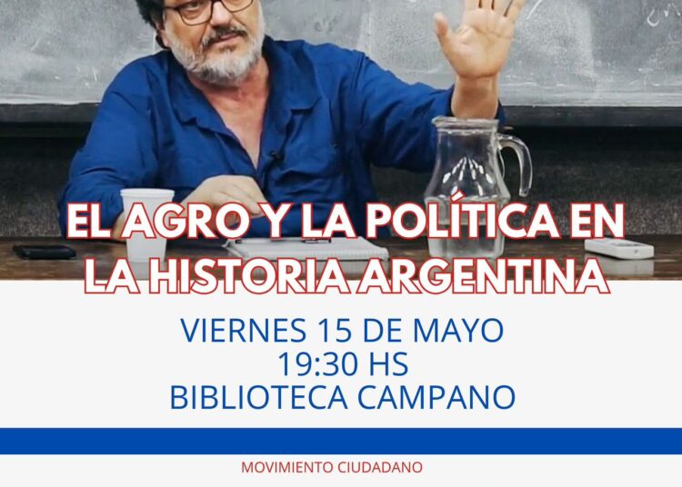 Pedro Peretti brindará una charla sobre “El Agro y la Política” en la Fundación Campano