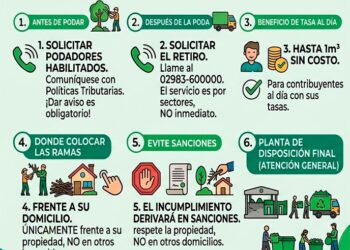 El municipio regula el retiro de restos de poda y otorga beneficios a contribuyentes al día
