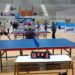 Gran convocatoria en el primer torneo abierto de ping-pong de Tres Arroyos